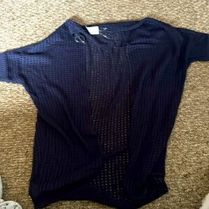 maurices navy cardigan new with tags